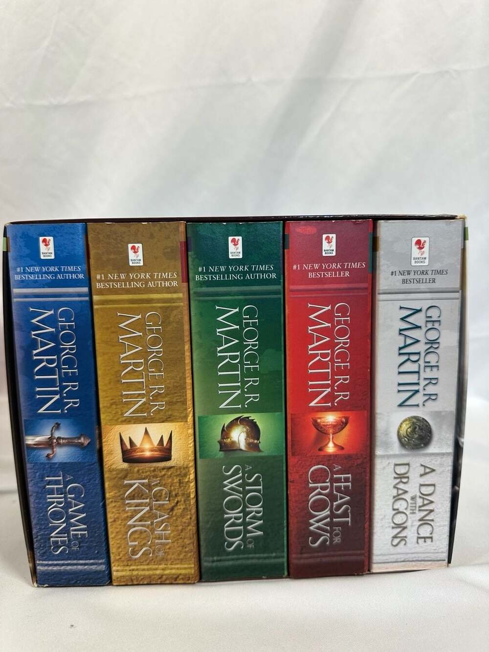 George R.R. Martin's A Song of Ice and Fire 5-Book Mass Market Paperback Boxed S